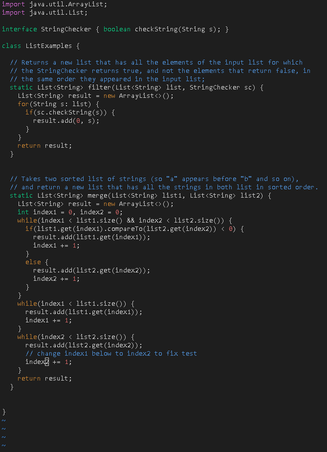 Lab 4 - Vim interfacing | cse15l-lab-reports